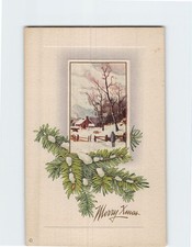 Cartolina Goffrata Paesaggio