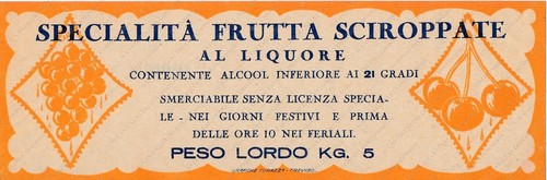 Specialità frutta sciroppate - specialità,