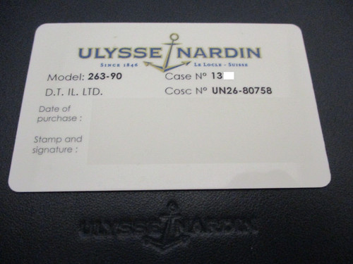 Orologio ulysse nardin maxi - orologio,