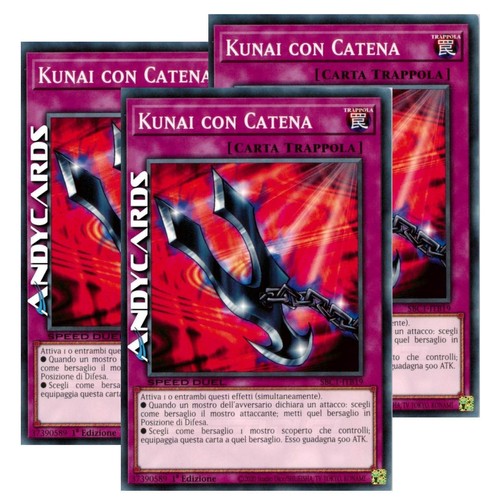 Kunai con catena speed - 3x,