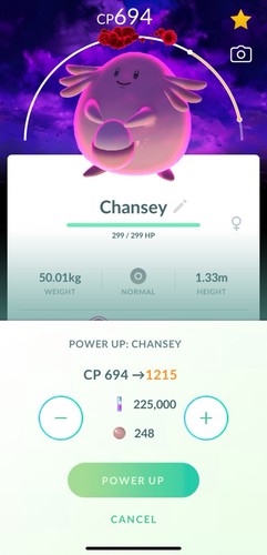 Pokemon livello non - 40, lucido