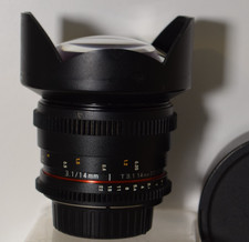 Samyang T3.1 14mm ED AS IF UMC II Mint Condition  Nikon F Mount