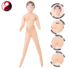 Bambola Gonfiabile Sex Doll Joann 152cm • 3 Fori • PVC • Realistica Adulti