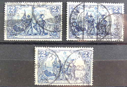 Timbres allemagne 1902 - d'allemagne, :