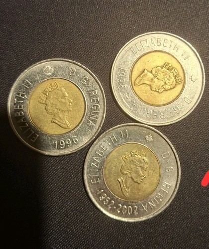 Monete due dollari - da due,