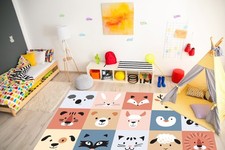 Tappeto per bambino Mattonelle