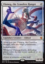 MTG ULAMOG, THE CEASELESS HUNGER EXC - ULAMOG, LA FAME INCESSANTE - BFZ - MAGIC