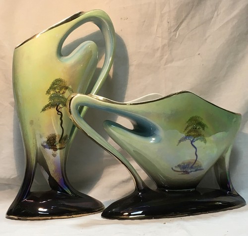 Coppia vasi ceramica - di,