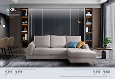 Divano maxi con pouf