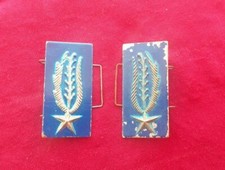 Coppia mostrine ridotte da camicia Agenti di Custodia anni '60/70 originali rare