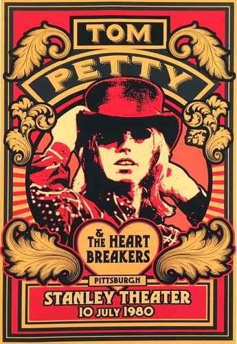 Tom petty poster concerto - tom, petty,
