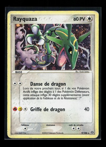 Carte pokémon rayquaza 106 - pokémon, 9/106