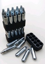 3x Impilabile Organizer Per 30 Bombolette 12G CO2 Gas Cartridge Holder hdr 50