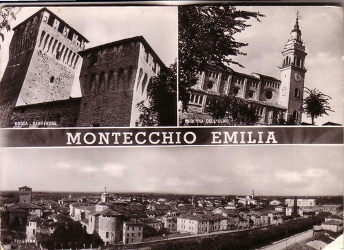 Montecchio emilia n - emilia, b/n