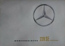 Mercedes 220 SE Coupè/ Cabriolet depliant brochure originale italiano