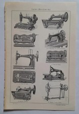 old print trains 1950s sewing