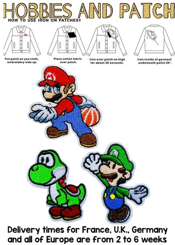 Set patch mario slam - set,