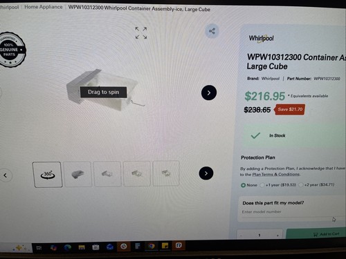 Wpw10312300 contenitore per - wpw10312300,