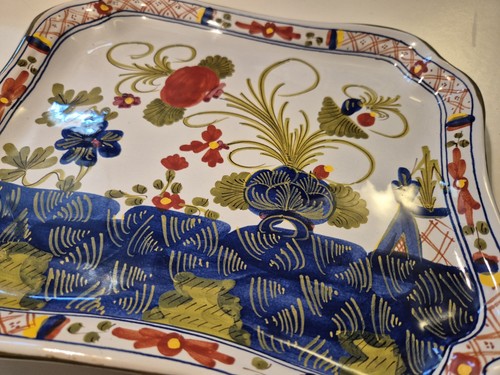Piatto vintage maiolica - piatto, in