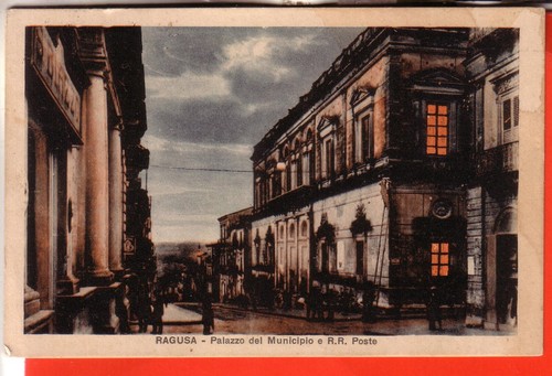 Cartolina ragusa fp - ragusa,