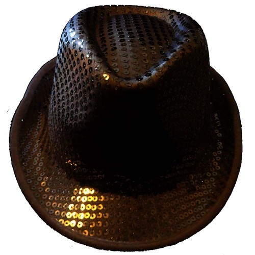 Cappello trilby paillettes - cappello,