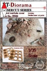 Diorama round manhole - rt-diorama,