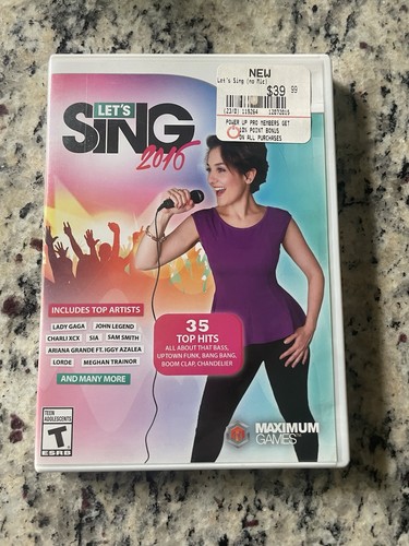 Let sing 2016 nintendo wii - let's,