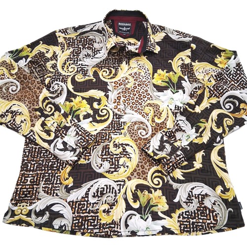 Camicia barabas xxl leopardata - camicia,