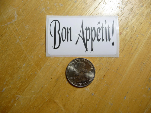 Adesivo bon appetito - adesivo,