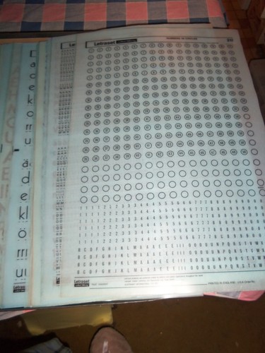 Nos letraset lettering - letraset, 10