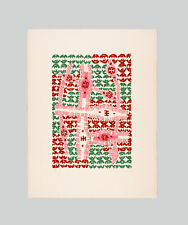 Giuseppe CAPOGROSSI - "Superficie", 1969 - Litografia, 74 x 57 cm / Pubblicata