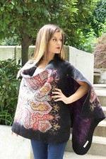 Handmade Felt Poncho Nuno