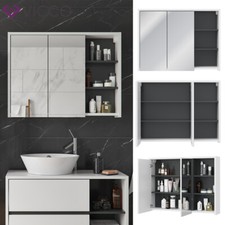 Mobiletto a specchio da bagno