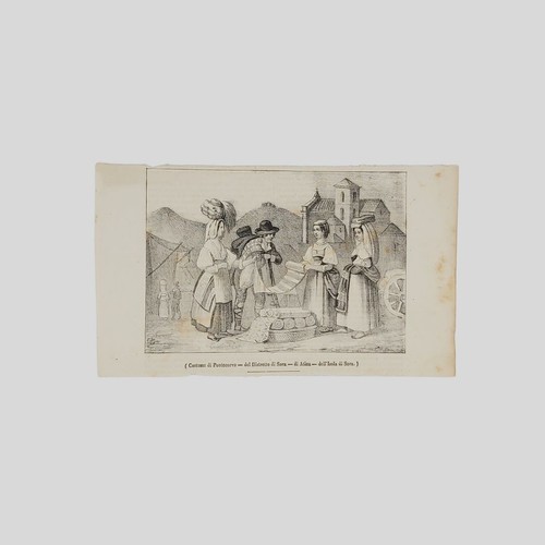1845 costume pontecorvo - 1845, ca
