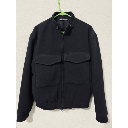 Zara giubbotto uomo nero misto - nero,