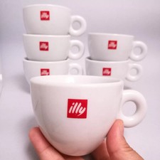 6 Tazze Illy cup CAPPUCCINO logo classico Illy collection bar - no piatto