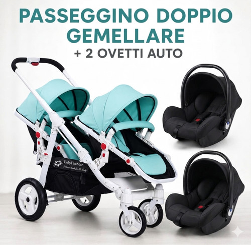 Passeggino carrozzina 3in1 - carrozzina,