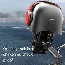 Porta Cellulare Moto Portatile Design Casco Piccolo con Parasole