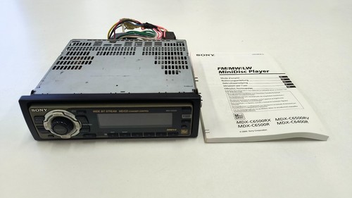 Sony minidisc mdx - sony, mdx-6500r