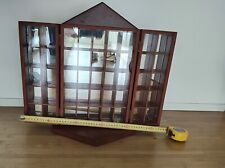 vetrinetta in legno e vetro per collezionismo o gioie o altro misure su foto