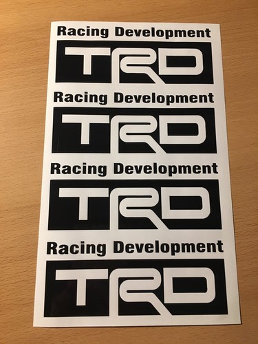 Set adesivi trd toyota racing - set,