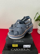 Scarpe carmela pelle navy - pelle,,