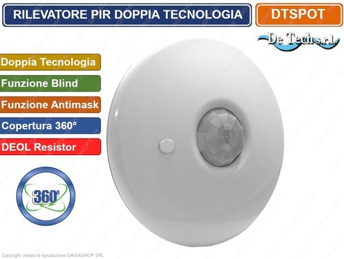 Pir sensore rivelatore doppia - sensore,