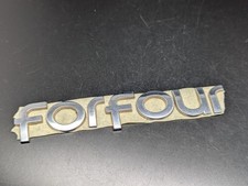SMART FORFOUR LOGO SIGLA EMBLEMA FREGIO STEMMA SCRITTA BADGE TARGA TARGHETTA