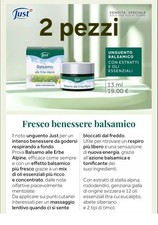 Just 2 Pezzi Balsamo alle erbe alpine -  balsamico, dolori e raffreddori, 13ml🌸