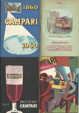 Prezioso Campari lotto-n.7- N.4 Prezioso -anno-1960-1961-1962-1963