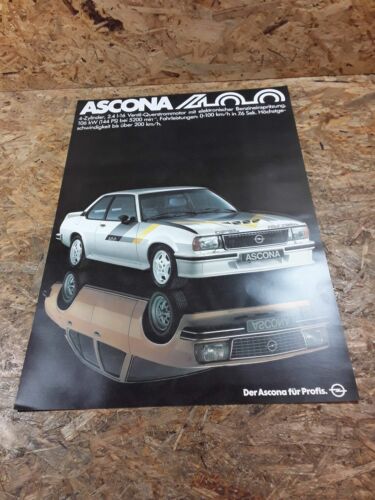 Poster opel ascona - gm,