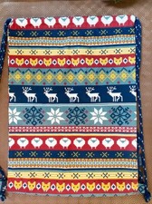 Zainetto dust bag logo SCOUT 31x43 cm. - in cotone multicolore 100%