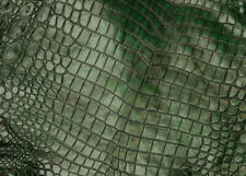 Pelle di coccodrillo verde
