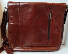 Borsa messenger in pelle